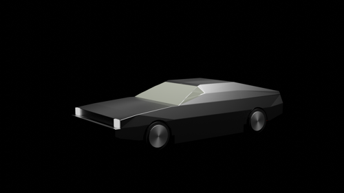 Low Poly Car preview image